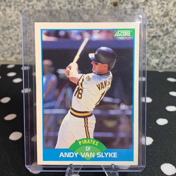 Andy Van Slyke 3 Cards Pittsburgh Pirates All Star Hall of Fame Center Perfect - Picture 3 of 8